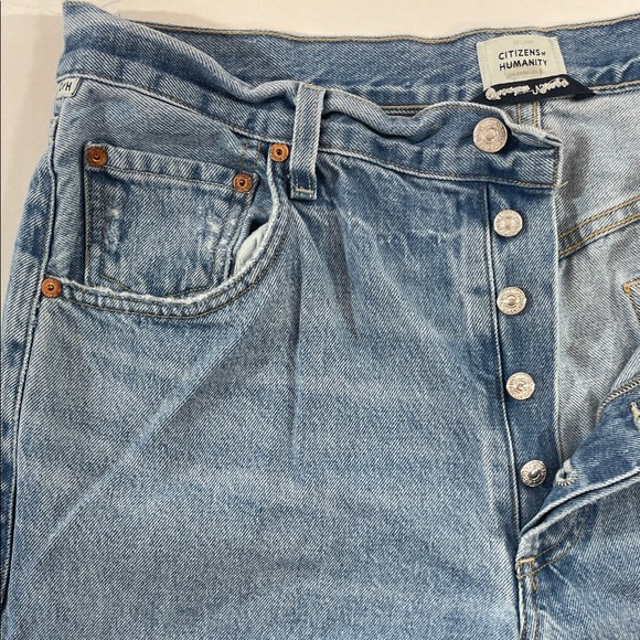 Citizens of Humanity Gaucho Vintage Jeans - Cropped Blue Denim, 31 - Picture 7 of 17